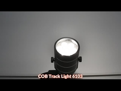 Lampu Track Komersial Tersembunyi / Terpasang di Permukaan Sorotan LED Latar Belakang Super Terang