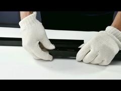 2 Jalur Permukaan Mounted Round Copper Track Lighting Rail System 1m 2m 3m