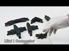 Sistem Rel Penerangan Jalur Persegi 4 Kawat Sistem Rel Lampu Plafon Tiga Sirkuit