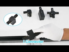 Jembatan Suspensi Kawat Suspensi 2 Sistem Rel Jalur Kawat Aluminium