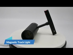 Pencahayaan Track Terpasang di Permukaan Hitam 48v 35mm Pembuangan Panas Cepat