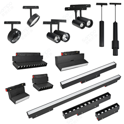 20mm 48V Magnetic Track Light 6W 12W 18W Lampu Track Led Dimmable