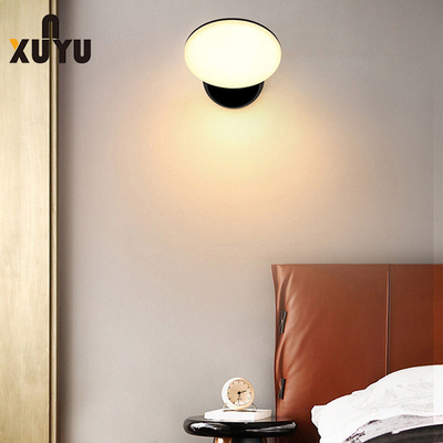 Aluminium PC Black Wall Lights Indoor Personalized 12W 3000K / 6000K