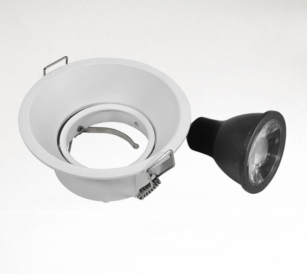 Perumahan Downlight Mr16 Eropa Tersembunyi Perumahan 125mm Persegi Untuk Hotel