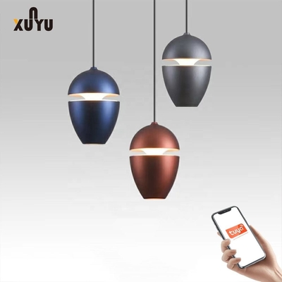 Kamar Tidur 8W Water Drop Pendant Light 3000k-6000k Aluminium Shade