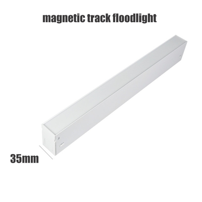 Lipat Linear Grille LED Magnetic Track Light untuk Hall Restaurant