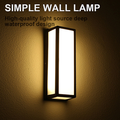 Outdoor Aluminium Balcony Outdoor Wall Lamp IP65 Tahan Air