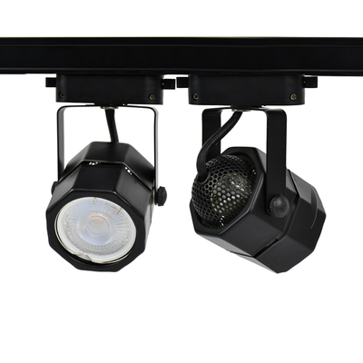 Ruang Pameran Toko Pakaian Track Light Perumahan Disesuaikan Hexagonal Gu10 / Mr16