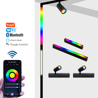 Lampu Track Magnetik LED 2700K 220v Smart Rgb Spotlight Tanpa Penerangan Utama