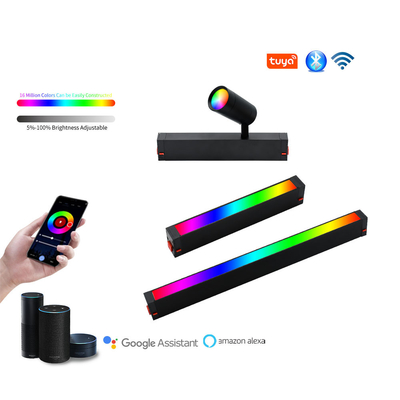 Lampu Sorot LED Rgb Kontrol Aplikasi Cerdas Tegangan Tinggi Lampu Sorot LED 8W 16W