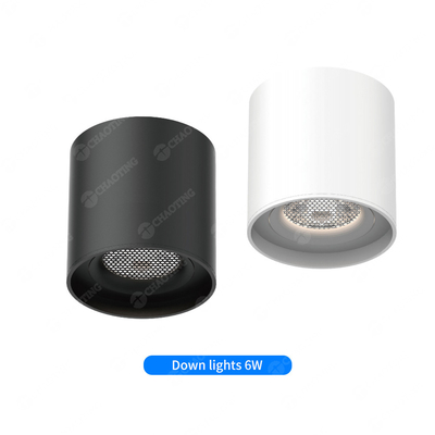 Ultra Thin Magnetic Round Downlight Anti Glare Hitam 6Watt 4000K Spotlight