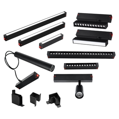 Pencahayaan ruang tamu kontrol cerdas tanpa lampu utama Lampu linier LED Lampu lentera Lampu magnetik