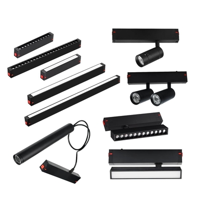Magnetic Track Light Tertanam LED Line Light, 3000K 4000K 6000K Flood Light