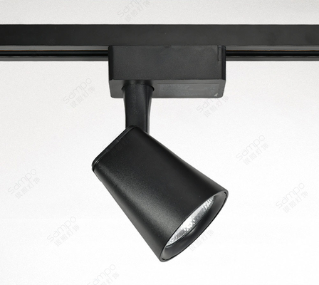 12W 20W 30W 40W LED Track Spotlight 350 Horizontal Disesuaikan