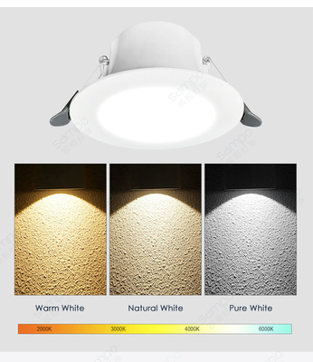 9W 12W LED Downlight Tersembunyi 4000K 6000K Square Retrofit Pencahayaan Tersembunyi