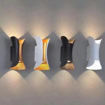 10W Modern Up And Down Outdoor Sconce Lamp Led Fixtures Lampu Dinding Dekoratif