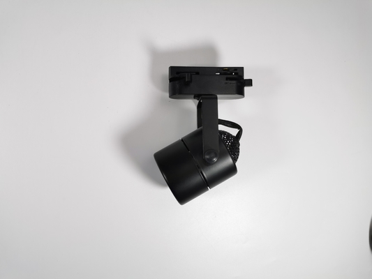 Gu10 Spotlight Track Light Perumahan Bahan Besi Hitam Putih