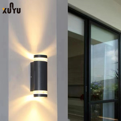 Tempat Lilin Dinding Luar Silinder Gaya Eropa Hitam 10W 3000K