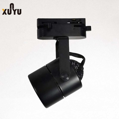 Perumahan Besi Gu10 Track Light Fixtures 3000K 4000K Untuk Pusat Perbelanjaan