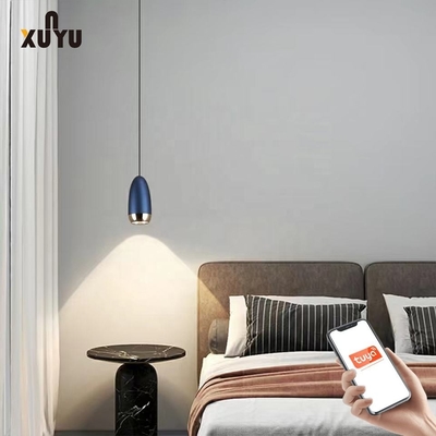 Tidak Berkedip DC 48V Bullet Pendant Light Untuk Kamar Tidur Ruang Tamu