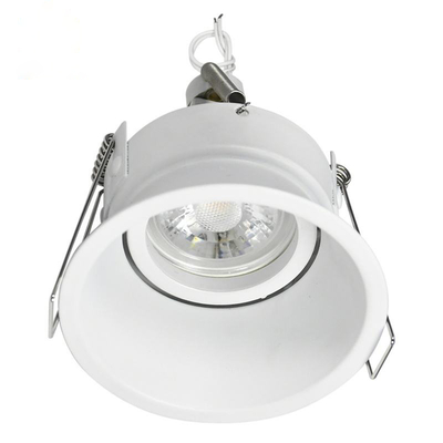 Aluminium Murni Perumahan Tersembunyi Mr16 Downlight GU10 Bulb Housing