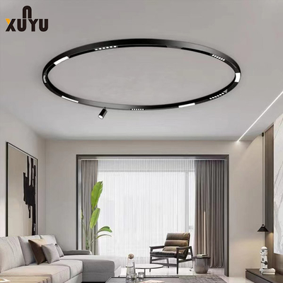 Surface Mounted Arc 48V Magnetic Track Light 2700-6500k Putih / Perak