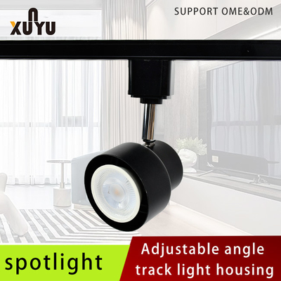 Ruang Tamu Mr16 Gu10 Led Track Lighting Dapat Disesuaikan 12V-AC 220V