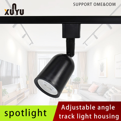 Putaran Gu10 Track Light Fixtures 2 Kabel 3 Kabel Led Ceiling Track Lighting