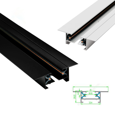 3m Track Lighting Rail System Spotlight Aluminium Track Rail