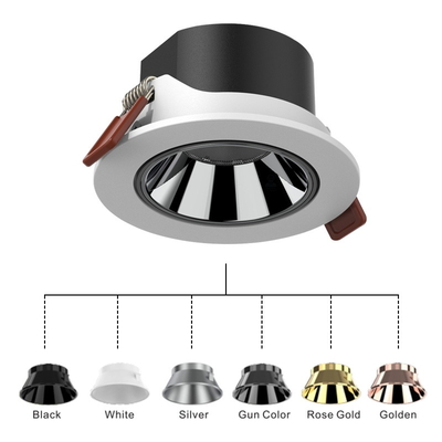 AC100-240V LED Downlight Tersembunyi 85X40MM Downlight Cob Tersembunyi