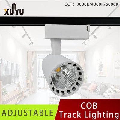 Lampu Sorot LED Komersial 6000k Cob Led Track Lighting