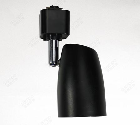 Bahan Besi ABS Opsional Perlengkapan Lampu Track Gu10 MR16 Perlengkapan Pencahayaan Track yang Dapat Disesuaikan