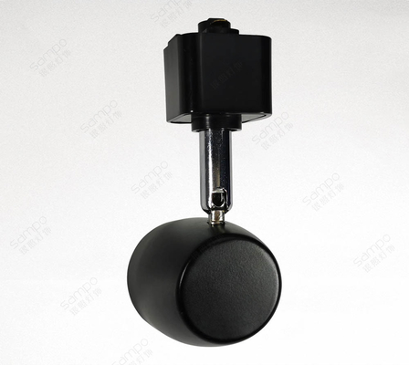 Bahan Besi ABS Opsional Perlengkapan Lampu Track Gu10 MR16 Perlengkapan Pencahayaan Track yang Dapat Disesuaikan
