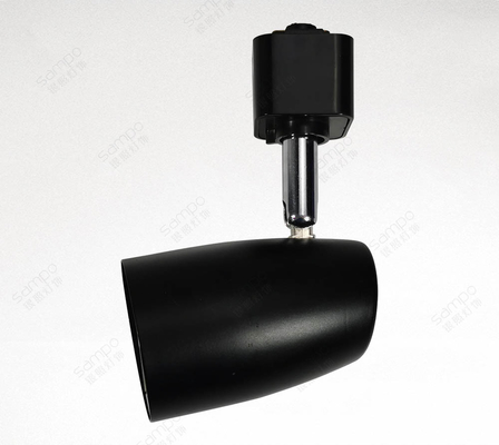 Bahan Besi ABS Opsional Perlengkapan Lampu Track Gu10 MR16 Perlengkapan Pencahayaan Track yang Dapat Disesuaikan