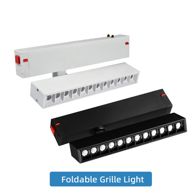 Penyesuaian Warna Peredupan Cerdas LED Linear Grille Light Tanpa Desain Lampu Utama