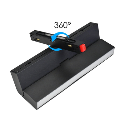Tegangan Rendah 48V Magnetic Track Light Adjustable Linear Folding Floodlight