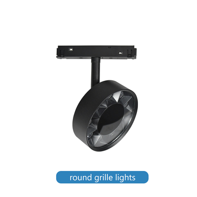 9w Putaran Magnetic Track Lampu Sorot Ruang Tamu Rumah Lampu Grille