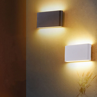 Ultra Tipis Ruang Tamu Kamar Tidur Samping Tempat Tidur Lampu Dinding Kepala Ganda 6w 12w Tahan Air