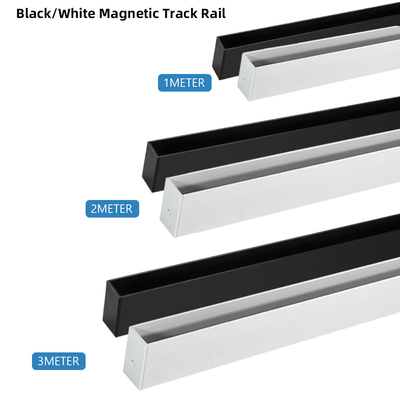 Lampu Rel Track Magnetik Pra Terkubur Abu-abu 220V Surface Mounted Concealed Hoisting Batch