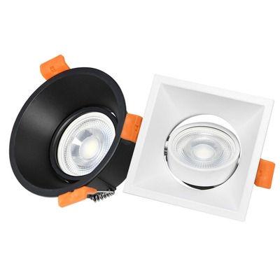 MR16 / GU10 Adjustable Spotlight Housing Warna Hitam Putih