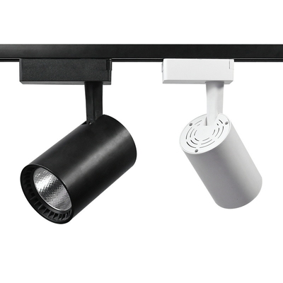 Lampu Track LED 80lm/w Sudut Dapat Disesuaikan Lampu Sorot Cob Pusat Perbelanjaan Toko Pakaian