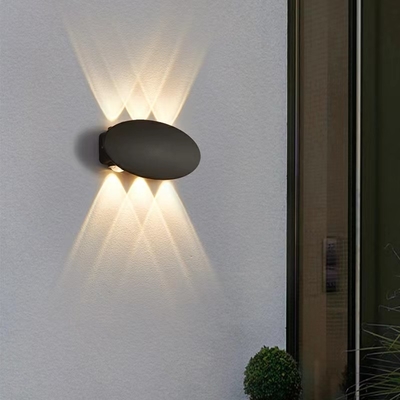 Lampu Dinding Tahan Air Luar Ruangan IP65 4W 6W 8W Lampu Dinding Penerangan Atas Dan Bawah