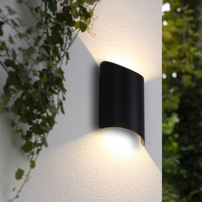 Lampu Dinding Luar Ruangan LED 6000K Lampu Lorong Taman Tahan Air Lampu Dinding Aluminium Villa