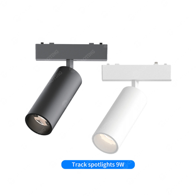Permukaan yang dipasang Ultra Thin 24V 48V Magnetic Track Light Angle Disesuaikan Spotlight