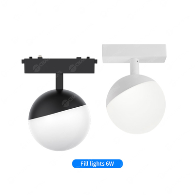 Smart Graffiti Magnetic Track Light Ruang tamu Hotel Spherical 6W Floodlight
