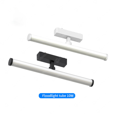 DC24V Magnetic Long Floodlight Untuk Ruang Tamu 10W 20W LED Linear Light