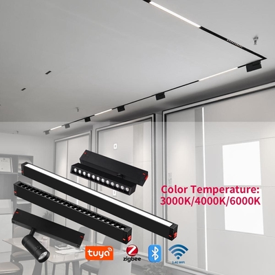 220V Smart Magnetic Track Light Rumah Tanpa Lampu Utama Lampu Led Line Light