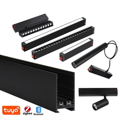 Lampu jalur magnetik tertanam Lampu garis dipimpin Lampu gantung Lampu sorot strip